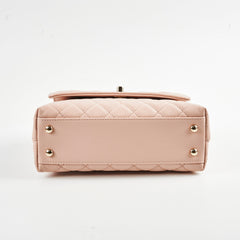 Chanel Small Coco Handle Caviar Pink Microchipped 2021