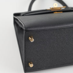Hermes Kelly 28 Black C Stamp 2018