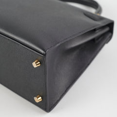 Hermes Kelly 28 Black C Stamp 2018
