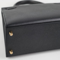 Hermes Kelly 28 Black C Stamp 2018