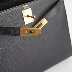 Hermes Kelly 28 Black C Stamp 2018