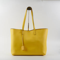 Saint Laurent Calfskin Yellow Tote Bag