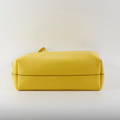 Saint Laurent Calfskin Yellow Tote Bag