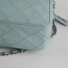 Chanel Vintage Camera Bag Light Blue (Recoloured)