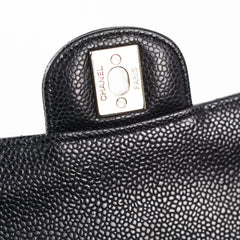 Chanel Medium Flap Caviar Classic Flap Black