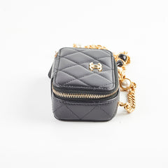 Chanel Lambskin Micro Bag Black