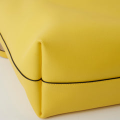 Saint Laurent Calfskin Yellow Tote Bag