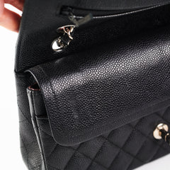Chanel Medium Flap Caviar Classic Flap Black