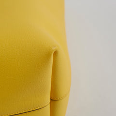 Saint Laurent Calfskin Yellow Tote Bag