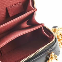 Chanel Lambskin Micro Bag Black
