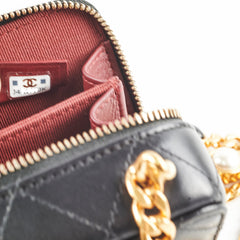 Chanel Lambskin Micro Bag Black