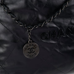 HOLD CV Chanel 22 So Black Medium Calfskin Handbag