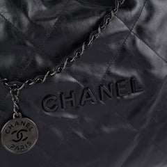 HOLD CV Chanel 22 So Black Medium Calfskin Handbag