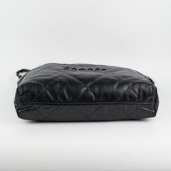 HOLD CV Chanel 22 So Black Medium Calfskin Handbag