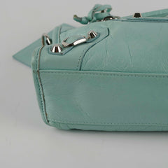 Balenciaga Classic Mini City Blue Tote Bag