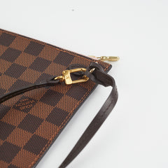 Louis Vuitton Neverfull MM Damier Ebene Pouch