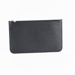 Louis Vuitton Neverfull MM Black Epi Pouch
