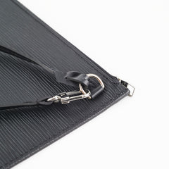 Louis Vuitton Neverfull MM Black Epi Pouch