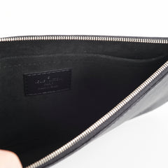 Louis Vuitton Neverfull MM Black Epi Pouch
