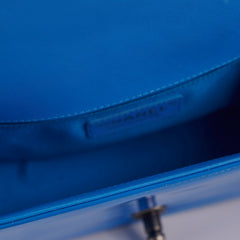 Chanel Small Boy Patent Blue Bag