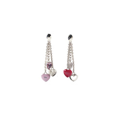 Christian Dior Hearts Earrings Costume Jewellery