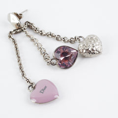 Christian Dior Hearts Earrings Costume Jewellery