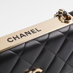 Chanel Trendy CC Shoulder Flap Lambskin Black