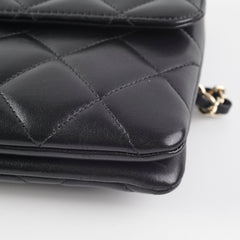 Chanel Trendy CC Shoulder Flap Lambskin Black
