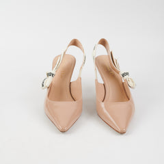 Dior Slingback Heels Beige 36