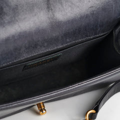 Chanel Old Medium Boy Navy Blue