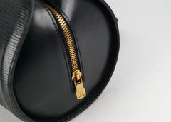 Louis Vuitton Epi Soufflot 30 Black Shoulder Bag