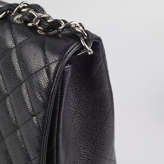 Chanel Single Flap Jumbo Caviar Black