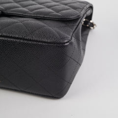 Chanel Single Flap Jumbo Caviar Black