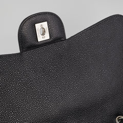Chanel Single Flap Jumbo Caviar Black