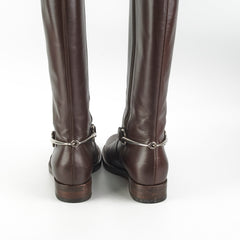 Gucci Horsebit Brown Boots Size 38.5