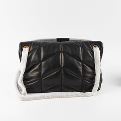 Saint Laurent Puffer Small Black Shoulder Bag