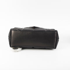 Saint Laurent Puffer Small Black Shoulder Bag