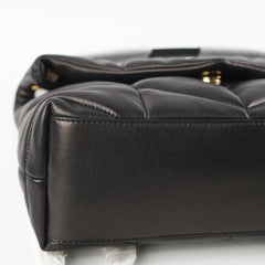 Saint Laurent Puffer Small Black Shoulder Bag