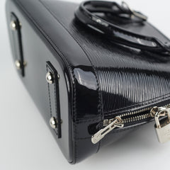 Louis Vuitton Alma BB Epi Patent Black