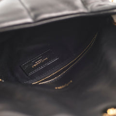 Saint Laurent Puffer Small Black Shoulder Bag