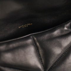 Saint Laurent Puffer Small Black Shoulder Bag
