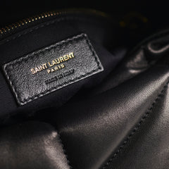 Saint Laurent Puffer Small Black Shoulder Bag