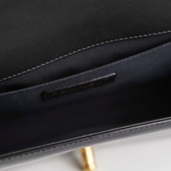 Chanel Old Medium Boy Patent Black