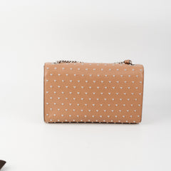 Gucci Studded Miss Bamboo Bag Beige