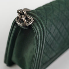 Chanel Old Medium Boy Oliver Green