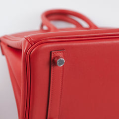Hermes Birkin 25 Red Swift D Stamp (2019)