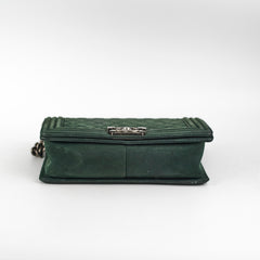 Chanel Old Medium Boy Oliver Green