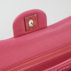 Chanel Quilted Caviar Classic Flap Small Pink