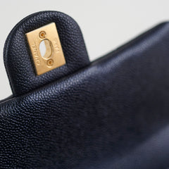 Chanel Perfect Mini Classic Flap Iridescent Navy