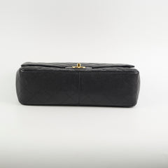 Chanel Classic Jumbo Caviar Black Single Flap